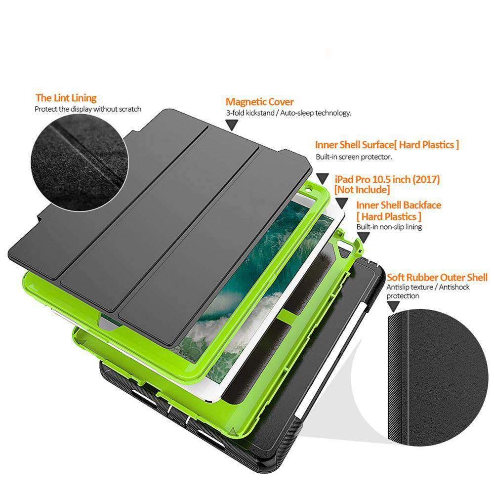 Magnetic Protective Case with Smart Cover