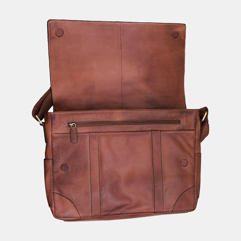 Ridgeback Leather  Bag  | Laptop Messenger Bag