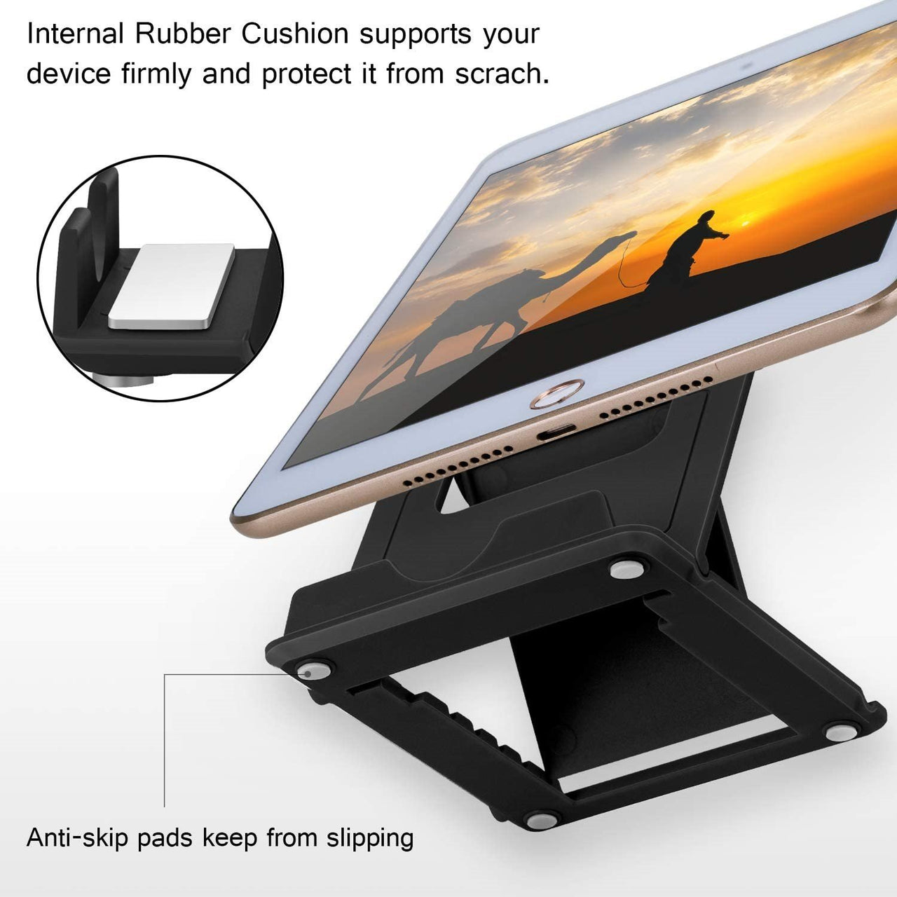 Phone/Tablet Stand | Foldable Multi-Angle Holder for Phone and Tablet