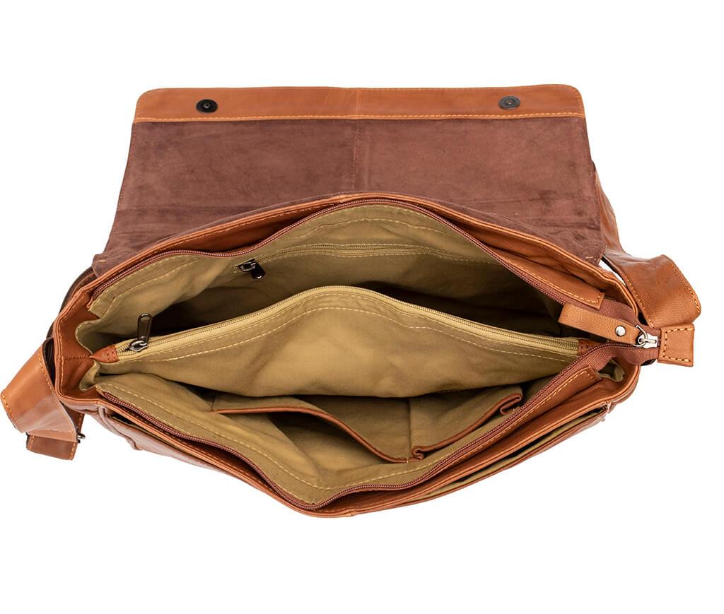 Texan Leather Bag |  Messenger Laptop Bag