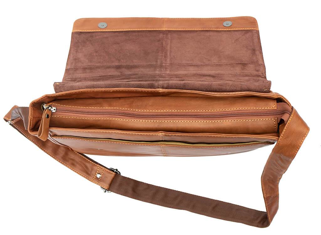 Texan Leather Bag |  Messenger Laptop Bag