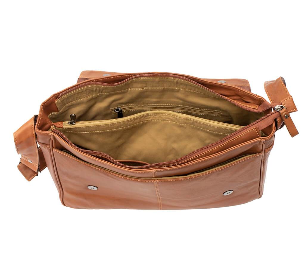 Texan Leather Bag |  Messenger Laptop Bag