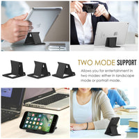 Thumbnail for Phone/Tablet Stand | Foldable Multi-Angle Holder for Phone and Tablet