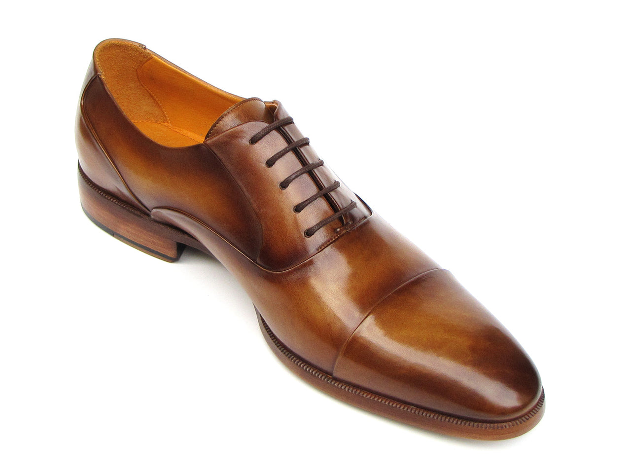 Paul Parkman Men's Shoes | Oxfords Brown Leather  Shoes