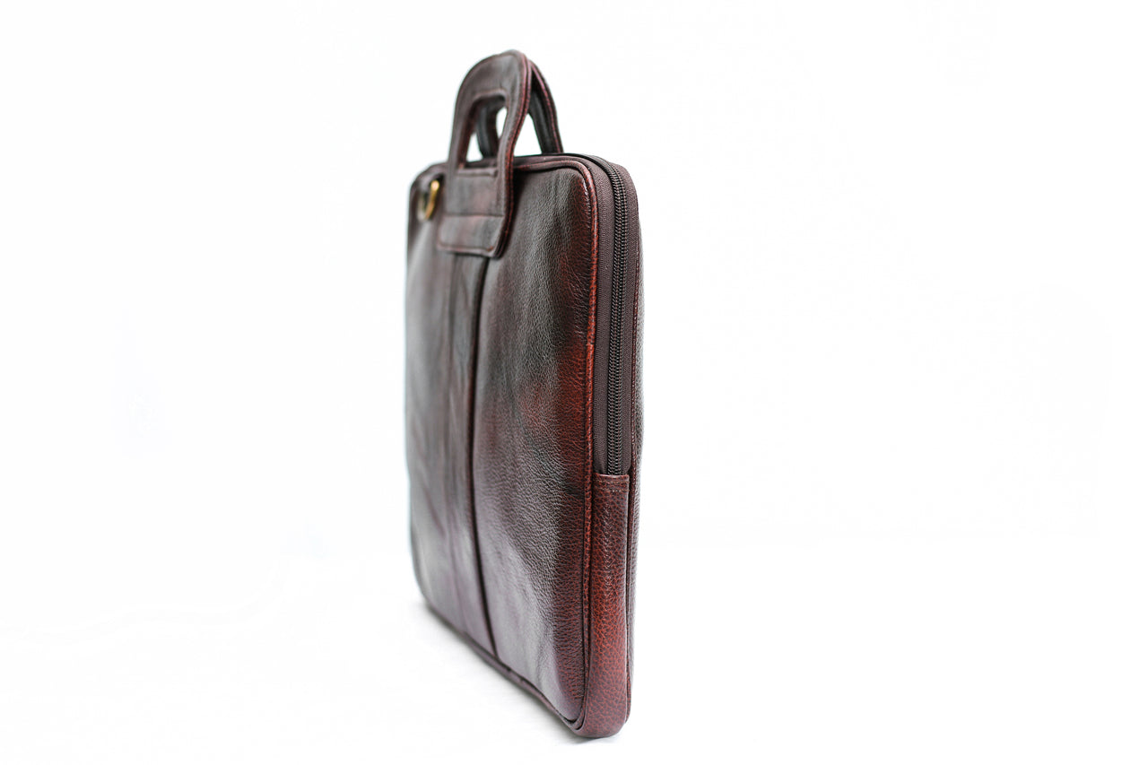 ANUENT Handmade Brown Leather For Mens.