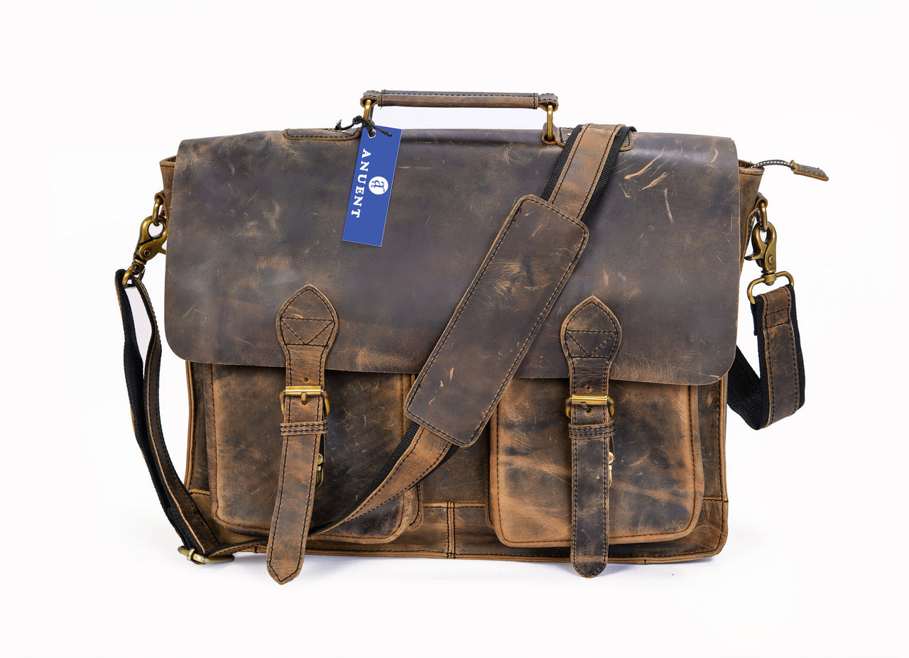 Handmade Vintage Bag |  Leather Messenger Bag