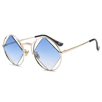 Thumbnail for Diamond Centered Sunglasses | Round Sunglasses