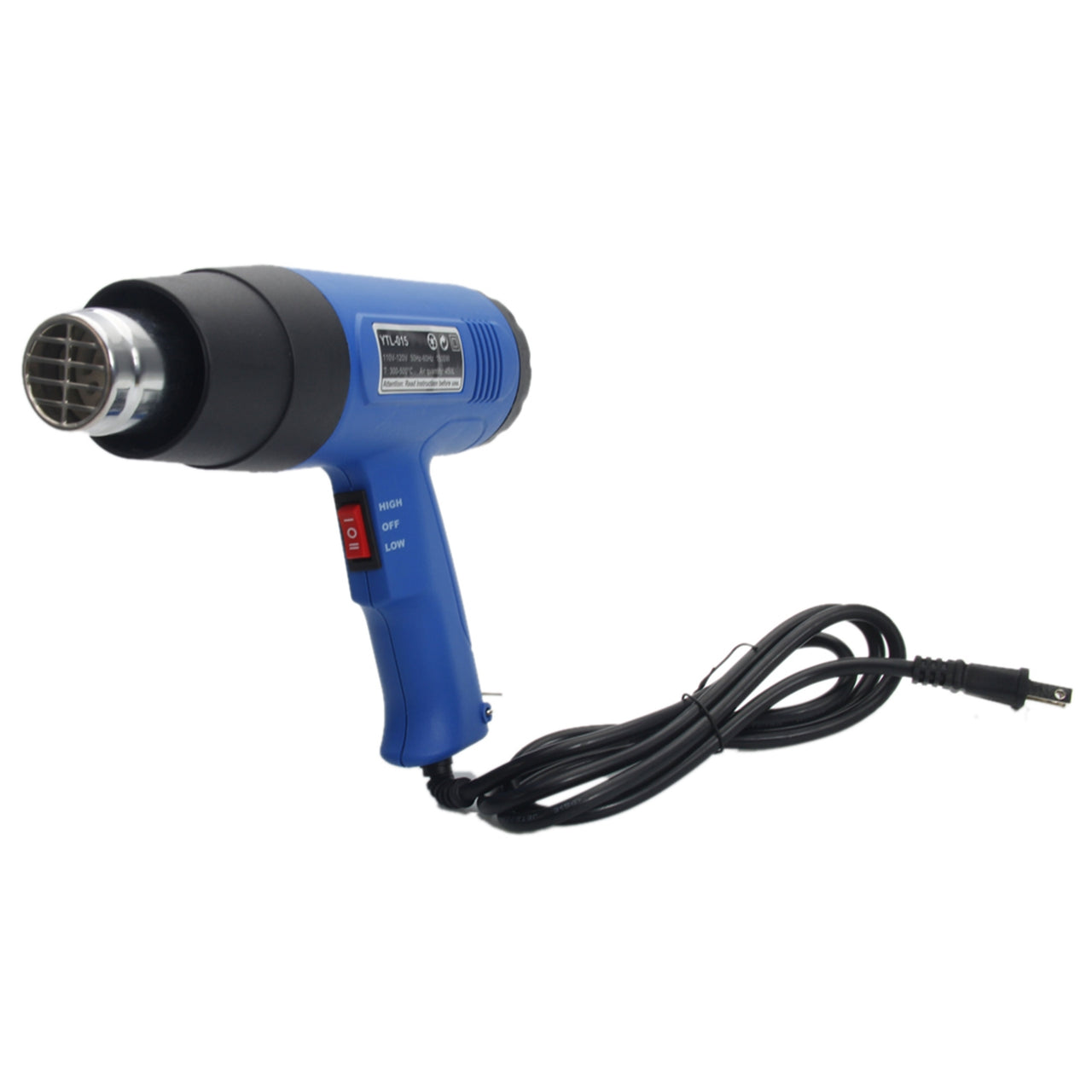 Dual-Temperature Heat Gun with 4pcs Concentrator Tips