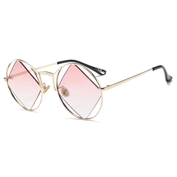 Diamond Centered Sunglasses | Round Sunglasses