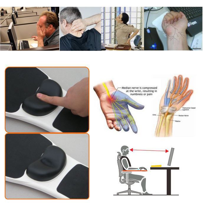 Human Engineering Arm | Rest Mouse Pad | Laptop Using