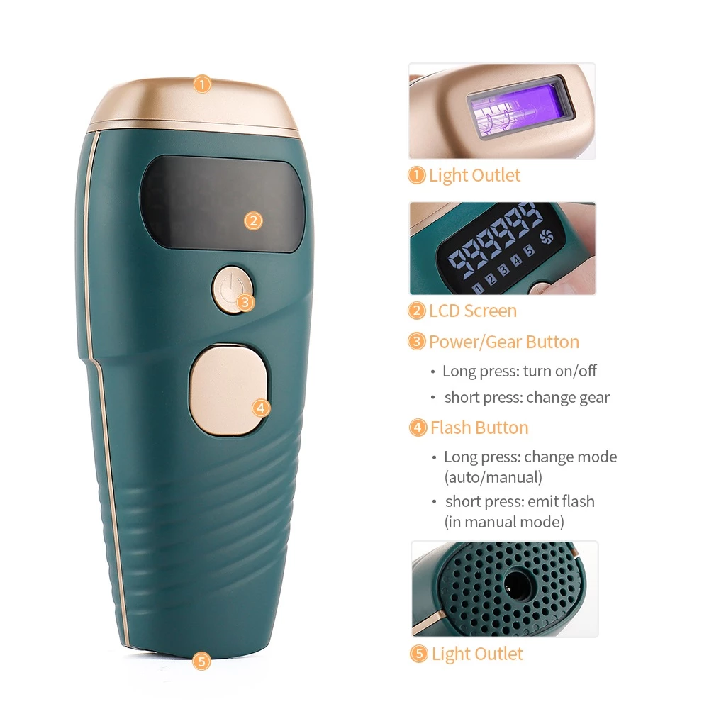 IPL Laser Painless Hair Remover | Flashes Hair Removal Hair Remover