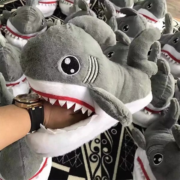 Shark Plush Slippers