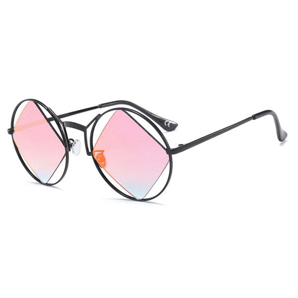 Diamond Centered Sunglasses | Round Sunglasses