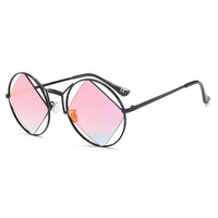 Thumbnail for Diamond Centered Sunglasses | Round Sunglasses