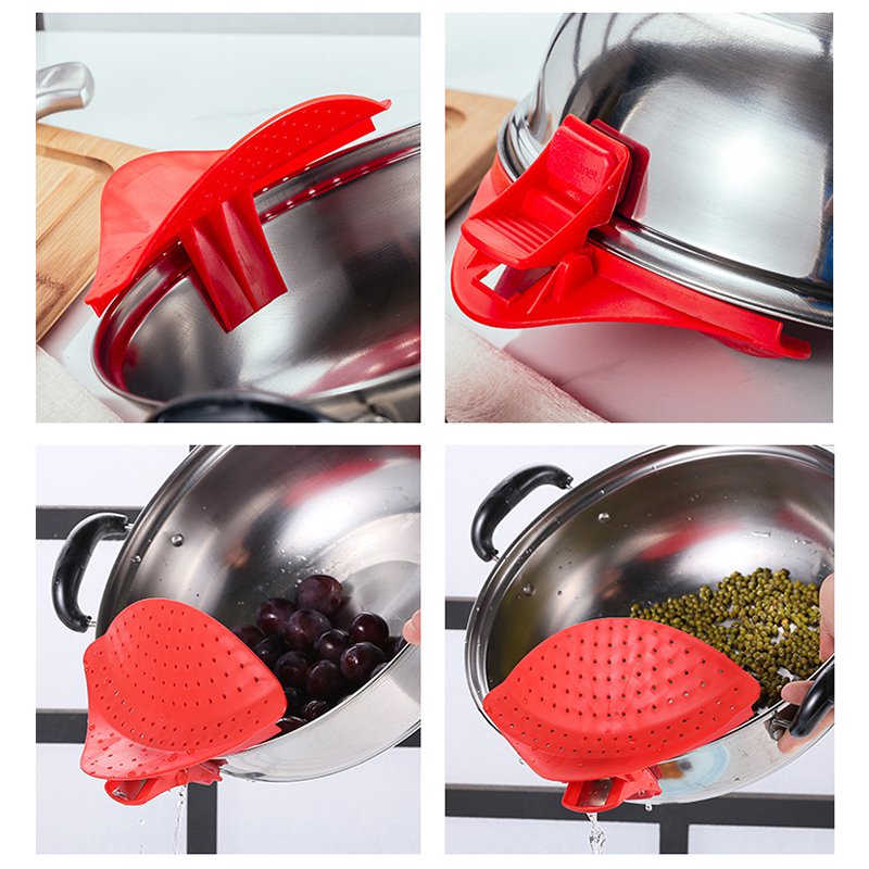 Chef's Planet Clip & Drain Strainer