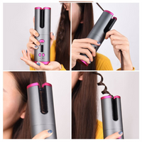 Thumbnail for LCD Display Cordless Hair Curler | Rollers Rotating Hair Curler