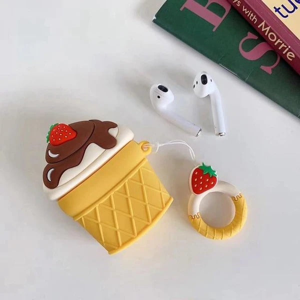 Ice Cream Silicone Cover | AirPods  Case Cover