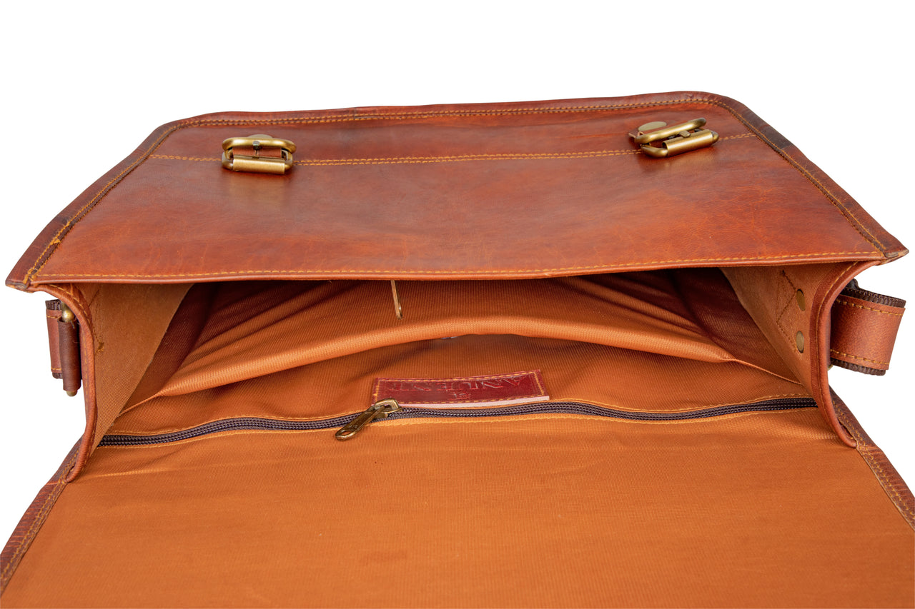 Handmade Bag | Leather Laptop Bag.