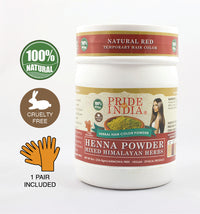 Thumbnail for Herbal Henna Hair Color Powder  Gloves  | Natural Red Color