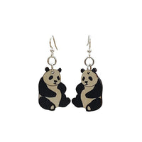 Thumbnail for Small Panda Earrings #1478