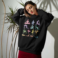 Thumbnail for Yoga Theme Crewneck Sweatshirt