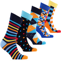 Thumbnail for Men's Fashionable Mix Set Socks