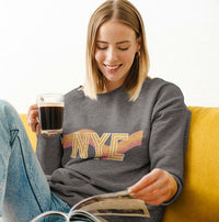 Thumbnail for Womens NYC Retro 70's Crewneck Sweatshirt