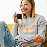 Thumbnail for Womens NYC Retro 70's Crewneck Sweatshirt