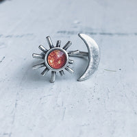 Thumbnail for Sun and Moon Sculptural Statement Ring