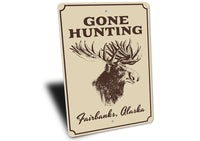 Thumbnail for Gone Hunting Alaska Sign