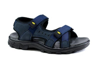 Thumbnail for Men's Strappy Summer Sandals Navy