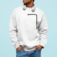 Thumbnail for Mens Angled Logo Crewneck Sweatshirt