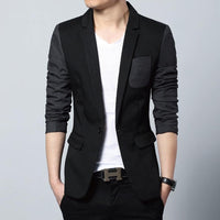 Thumbnail for Mens Two Tone Slim Fit Casual Blazer