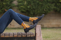 Thumbnail for Men's Fashionable Blocks Socks