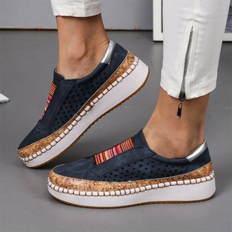 Ladies Low-cut White Flats Canvas Flat Shoes Women Casual Vulcanize Shoes New Women Summer Autumn Sneakers Plus Size