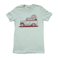 Thumbnail for Willy Wagon Tee-Dusty Blue