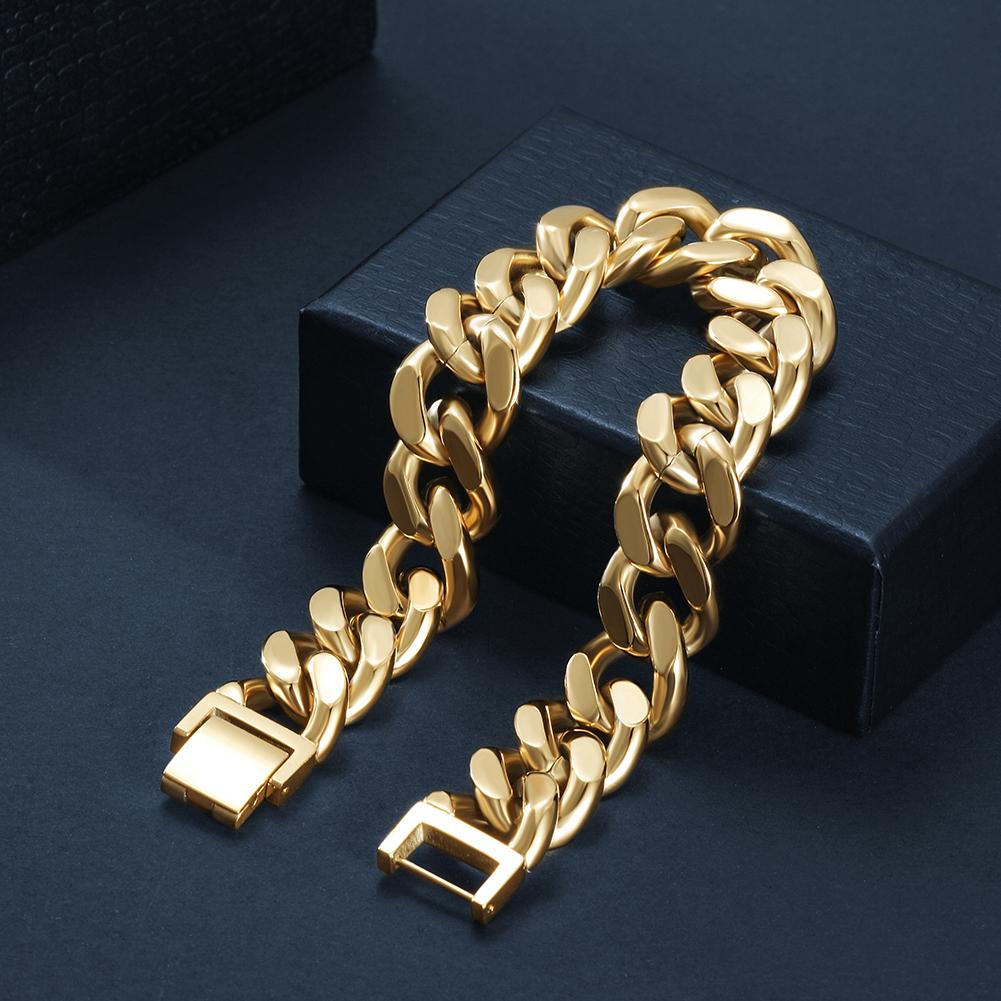 Cuban Link Chain Bracelet (7.5"/8.5")