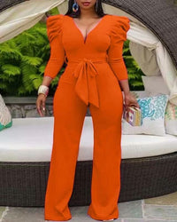 Thumbnail for Women's Casual Loose Jumpsuits Long Pants Romper