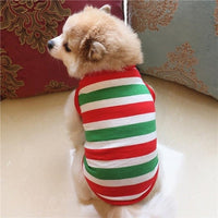 Thumbnail for Pet Dog Clothing Cotton Stripe Vest Puppy Cotton