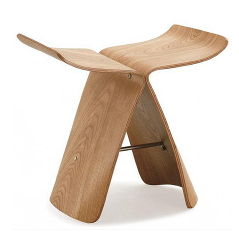 Wuli Stool Ins Danish Butterfly Chair Stool Wild Living Room Stool Shoe Replacement Stool Creative Leisure Small Bench