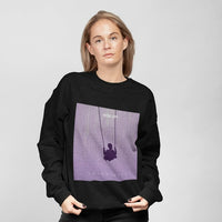 Thumbnail for Womens Purple Logo Sweatshirt