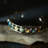 Thumbnail for Solar System Silver Bangle Bracelet