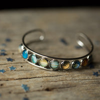 Thumbnail for Solar System Silver Bangle Bracelet