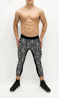 Thumbnail for Mountain Zebra Men's Pocket Tights