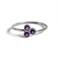 Thumbnail for Amethyst Cluster Sterling Silver Ring