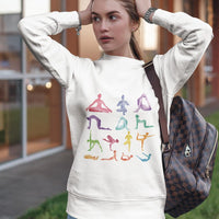 Thumbnail for Yoga Theme Crewneck Sweatshirt