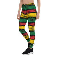 Thumbnail for Womens Reggae and Cannabis Leggings