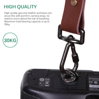 Thumbnail for Genuine Leather Camera Shoulder Strap Adjustable