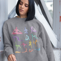 Thumbnail for Yoga Theme Crewneck Sweatshirt