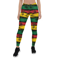 Thumbnail for Womens Reggae and Cannabis Leggings